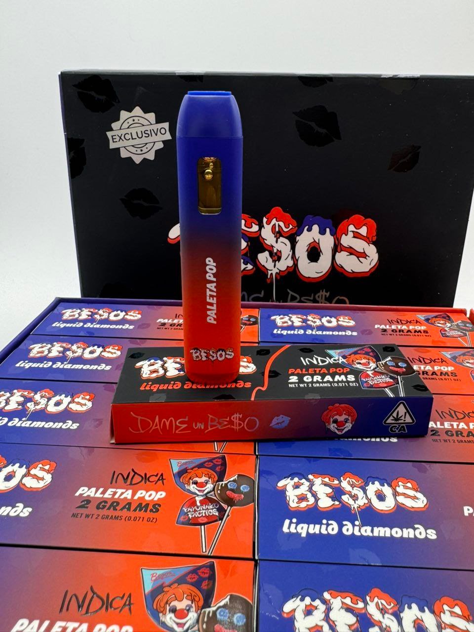 Besos Paleta Pop Disposable